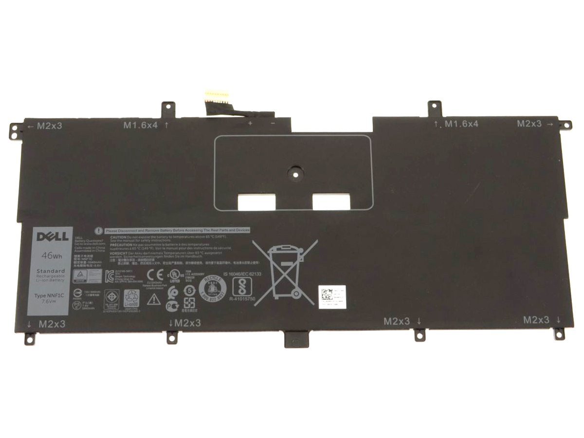 Baterie Laptop 2in1, Dell, XPS 13 9365, P71G, P71G001, 0NNF1C, NNF1C, 7.6V, 5940mAh, 46Wh
