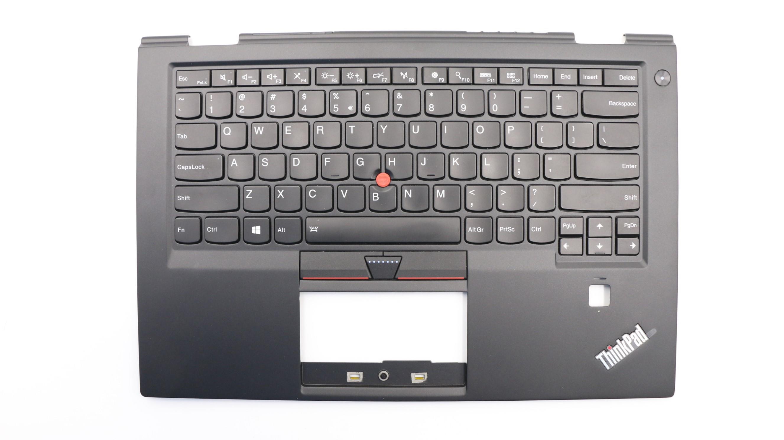 Carcasa superioara cu tastatura palmrest Laptop, Lenovo, X1 Carbon 4th Gen Type 20FB, 20FC, 01AV178, 01AV217, iluminata, layout US
