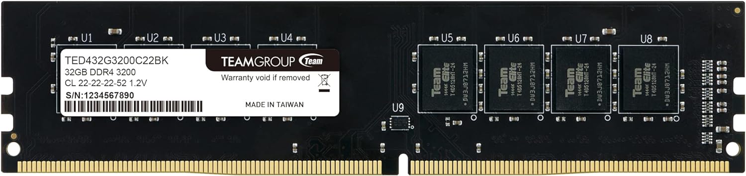 Memorie Team Group Elite DDR4 8GB 3200MHz CL22 TED48G3200C2201