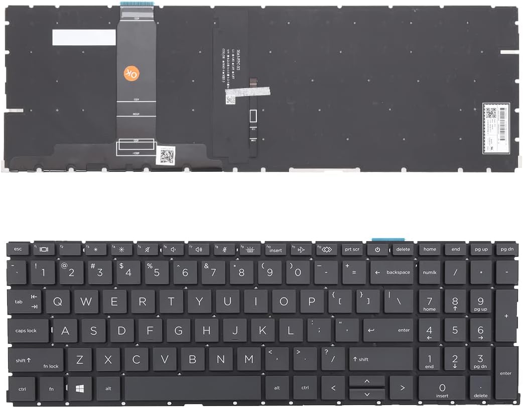 Tastatura Laptop, HP, ProBook 450 G10, 455 G10, M21740-001, M21742-001, iluminata, layout US