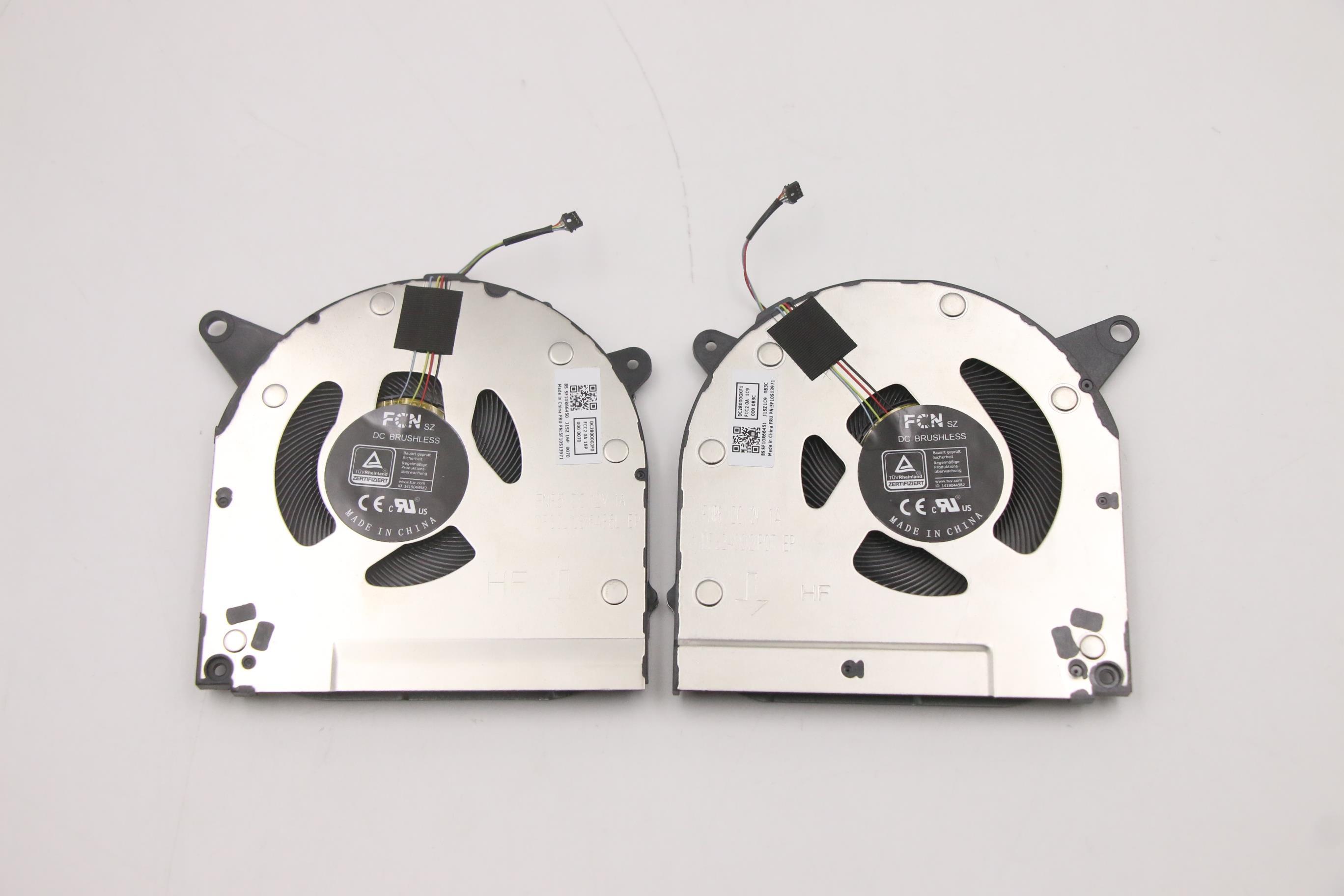 Set coolere Laptop, Lenovo, Legion S7-15ACH6 Type 82K8, S7-15ACH6, 5F10S13971, DC28000GKF1, DFS2400121P0T, FRN5, FNR6, DC28000GJF0, DFSCL12E16486L, FCC2, 12V, 1A