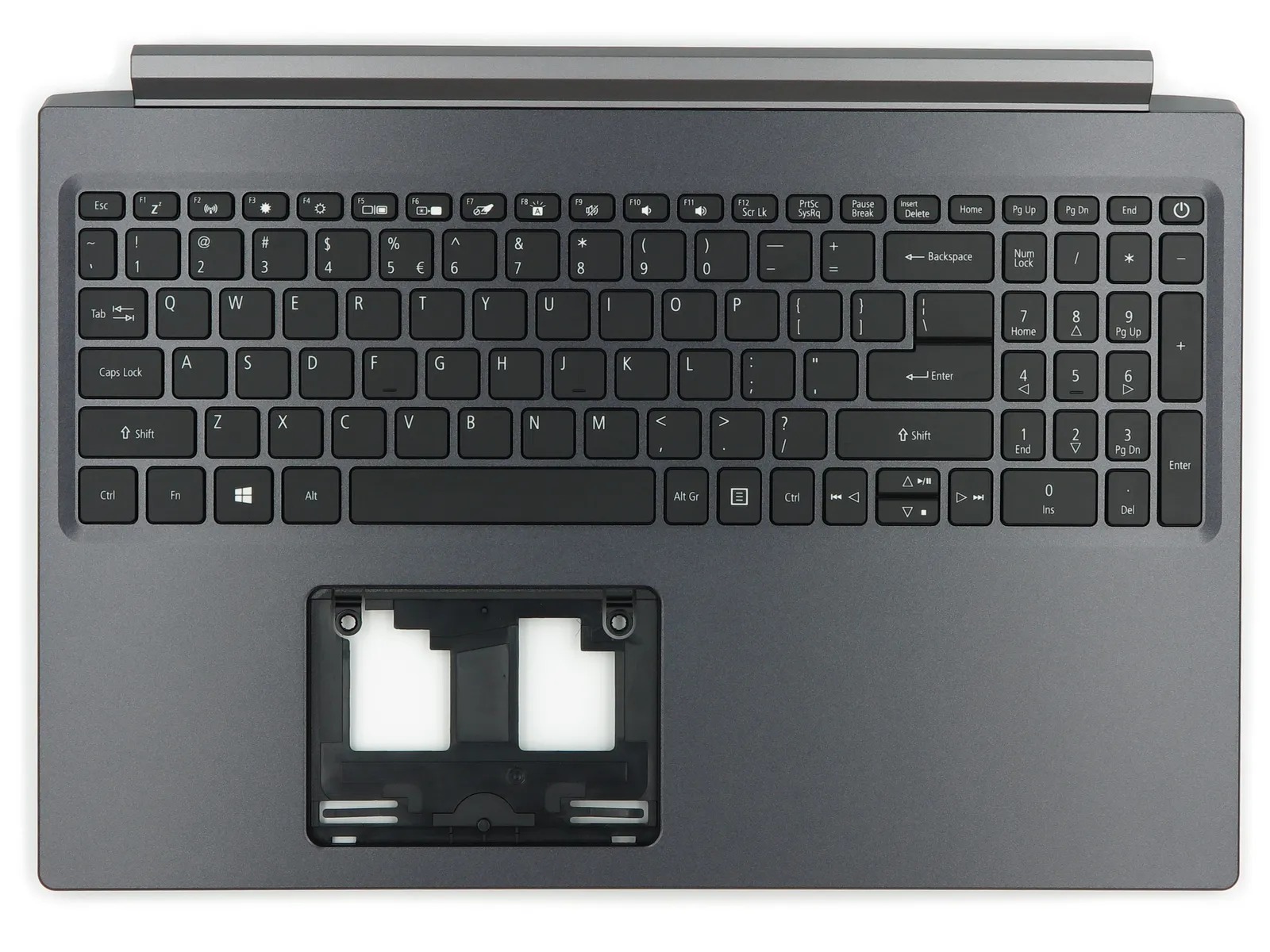 Carcasa superioara cu tastatura palmrest Laptop, Acer, Aspire 7 A715-75G, 6B.Q99N2.001, iluminata, layout US