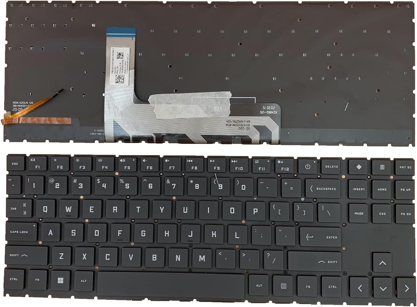 Tastatura Laptop, HP, Omen 16-K, iluminata monochrome, layout US