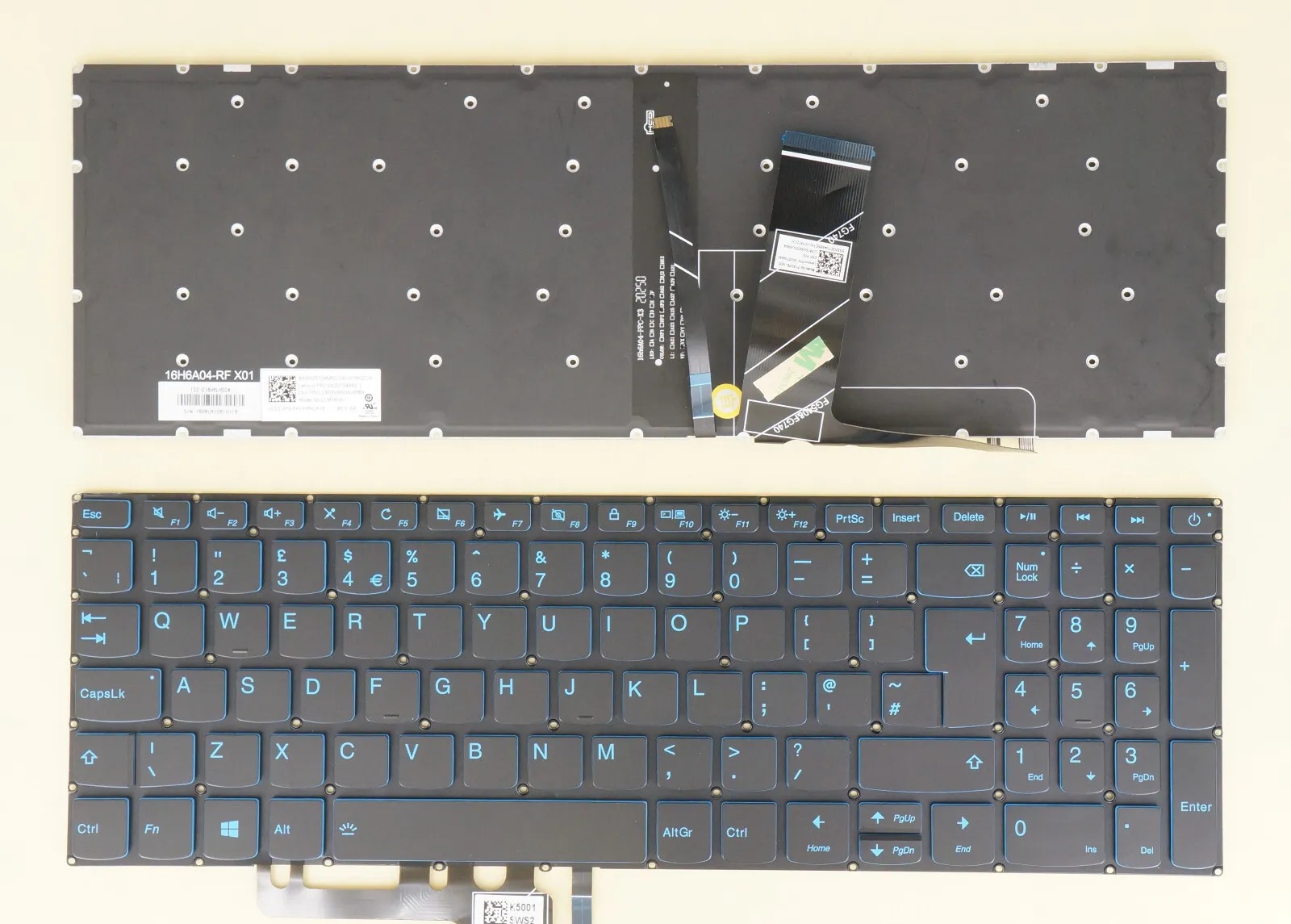 Tastatura Laptop Gaming, Lenovo, IdeaPad L340-17IRH Type 81LL, iluminata, UK