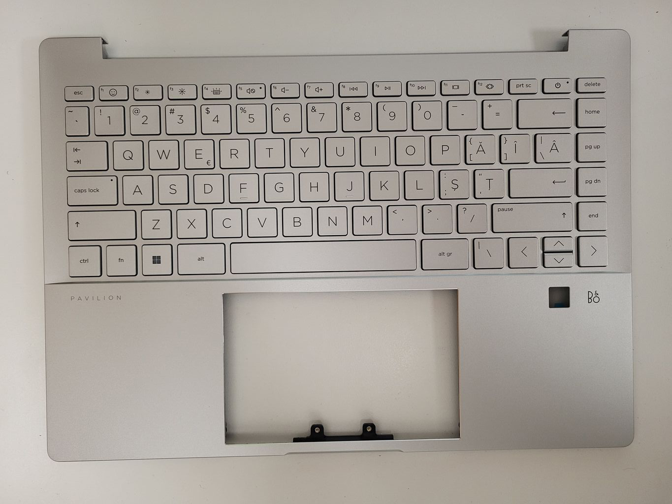 Carcasa superioara cu tastatura palmrest Laptop, HP, Pavilion Plus 14-EH, TPN-W154, N10393-001, N10393-271, 46M0RBCS0117, iluminata, layout US (RO)
