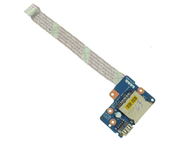 Modul USB si card reader Laptop, Dell, Inspiron 14 5442, 5443, 5445, 5447, 5448, 5457, P49G, P49G001, 006C3H, 06C3H, ZAVCO LS-B011P