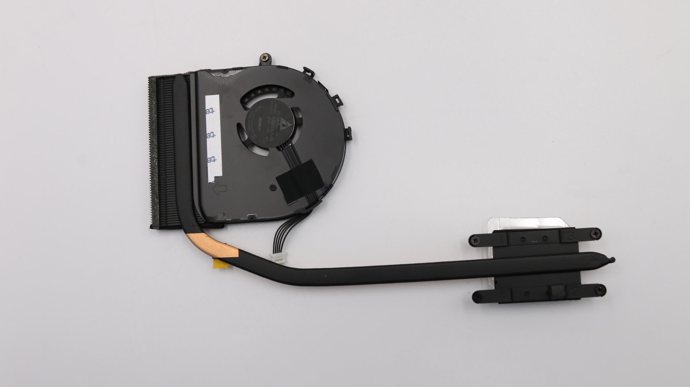 Cooler cu radiator Laptop, Lenovo, ThinkPad T550 Type 20CJ, 20CK, 00JT265, 00JT266, KSB0705HB, A03, 023.1000D.0001, BAZA0707R5H-Y001, 5V, 0.4A