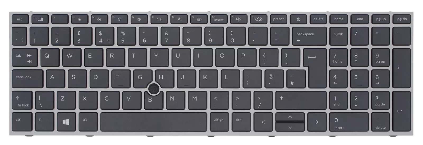 Tastatura Laptop, HP, Zbook Fury 17 G8, iluminata, layout UK