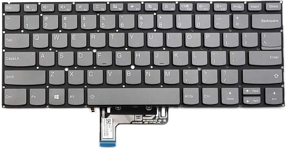 Tastatura Laptop, Lenovo, Yoga C930-13IKB Type 81EQ, 81C4, iluminata, gri, layout US