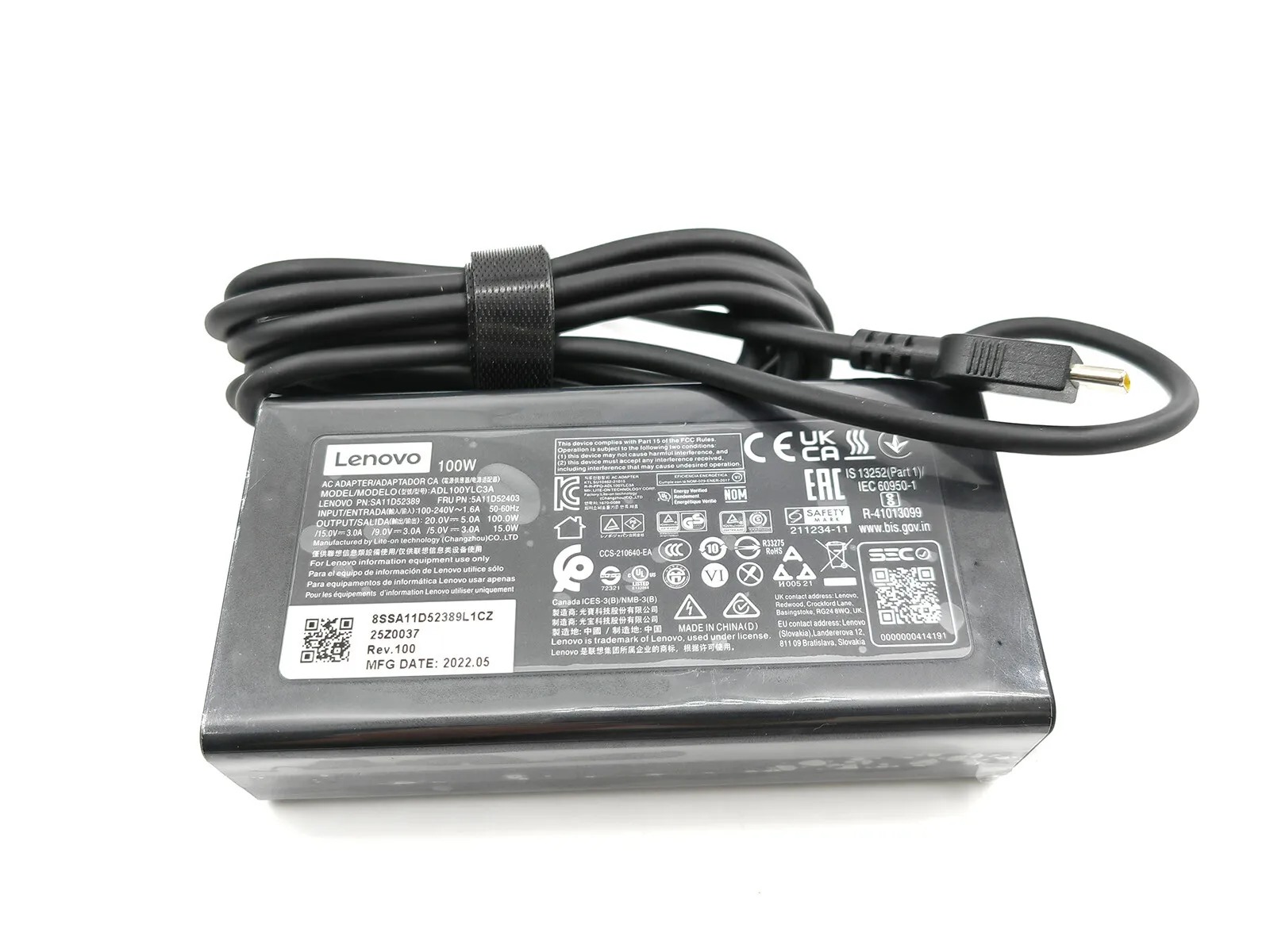 Incarcator Laptop, Lenovo, ADL100YDC3A, ADL100YLC3A, ADL100YAC3A, ADL100YCC3A, 100W, 20V, 5A, USB-C