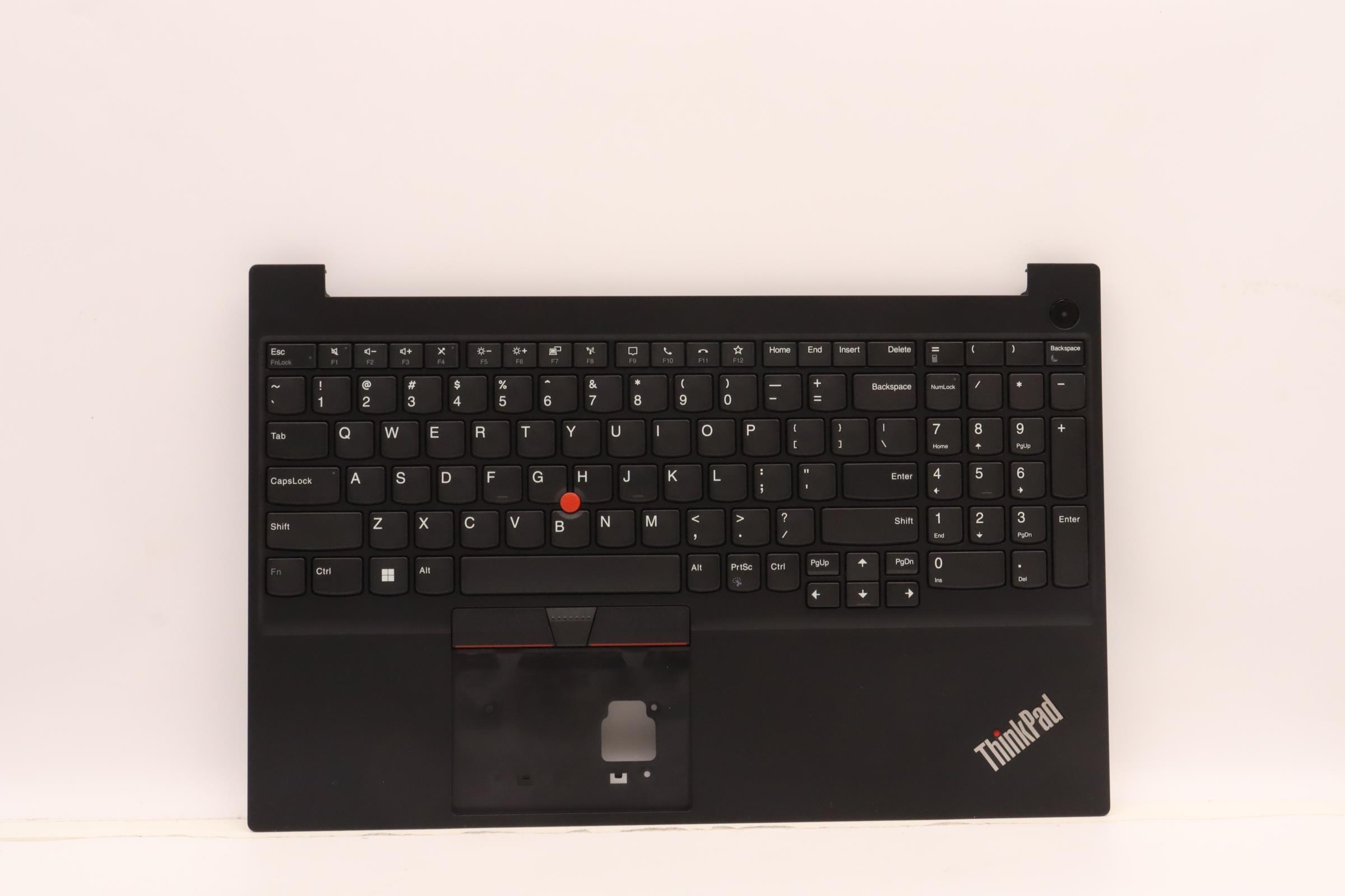 Carcasa superioara cu tastatura palmrest Laptop, Lenovo, ThinkPad E15 Gen 4 Type 21E6, 21E7, 21ED, 21EE, 5M11A38199, AM1HK000100, AP1HK000900, layout US