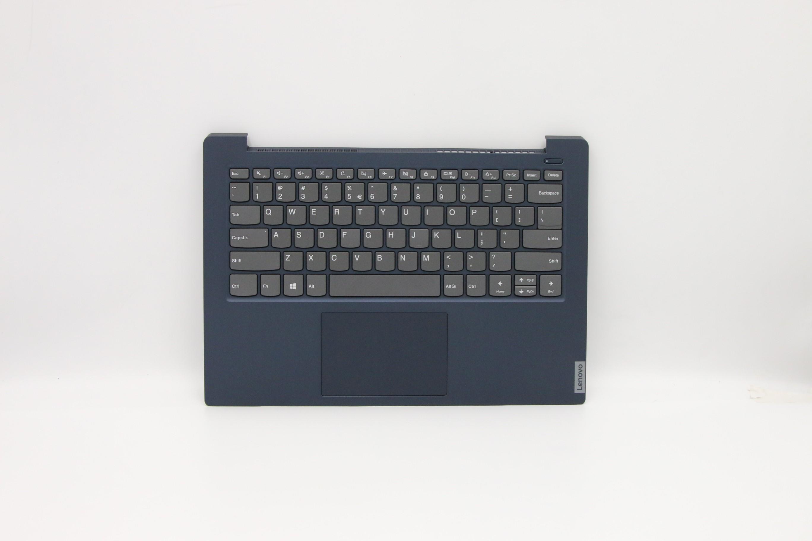 Carcasa superioara cu tastatura palmrest Laptop, Lenovo, IdeaPad S340-14IML Type 81N9, 5CB0S18463, AM2GK000510, AP2GK000470, Abyss Blue, layout US