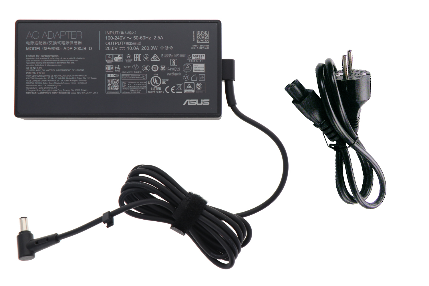 Incarcator Laptop Gaming, Asus, TUF A15 FA507RC, 20V, 10A, 200W, 6.0x3.7mm, model ADP-200JB D