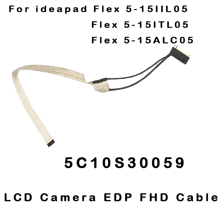 Cablu video LVDS Laptop, Lenovo, Flex 5-15ALC05 Type 82HV, 5C10S30059, 450.0K102.0001, Samos C550 15 EDP FHD CAM WIRE, FHD, 30 pini