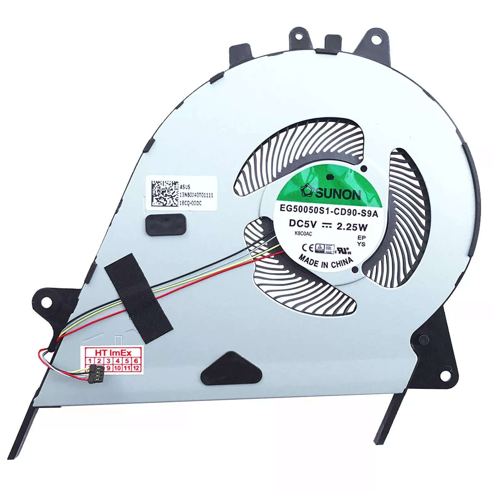 Cooler Laptop, Asus, VivoBook S14 S430, S430F, S430FA, S430FN, S430UA, S430UF, S430UN, 13NB0J40T01111, 13NB0KL0AM0101, EG50050S1-CD90-S9A, 5V, 0.5A, 2.25W