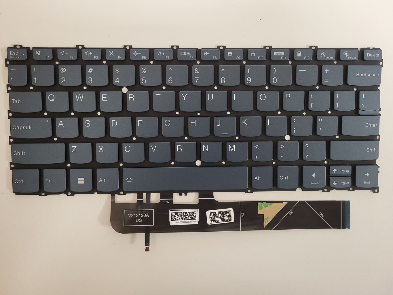Tastatura Laptop, Lenovo, Yoga 6 13ALC7 Type 82UD, iluminata, albastra, layout US