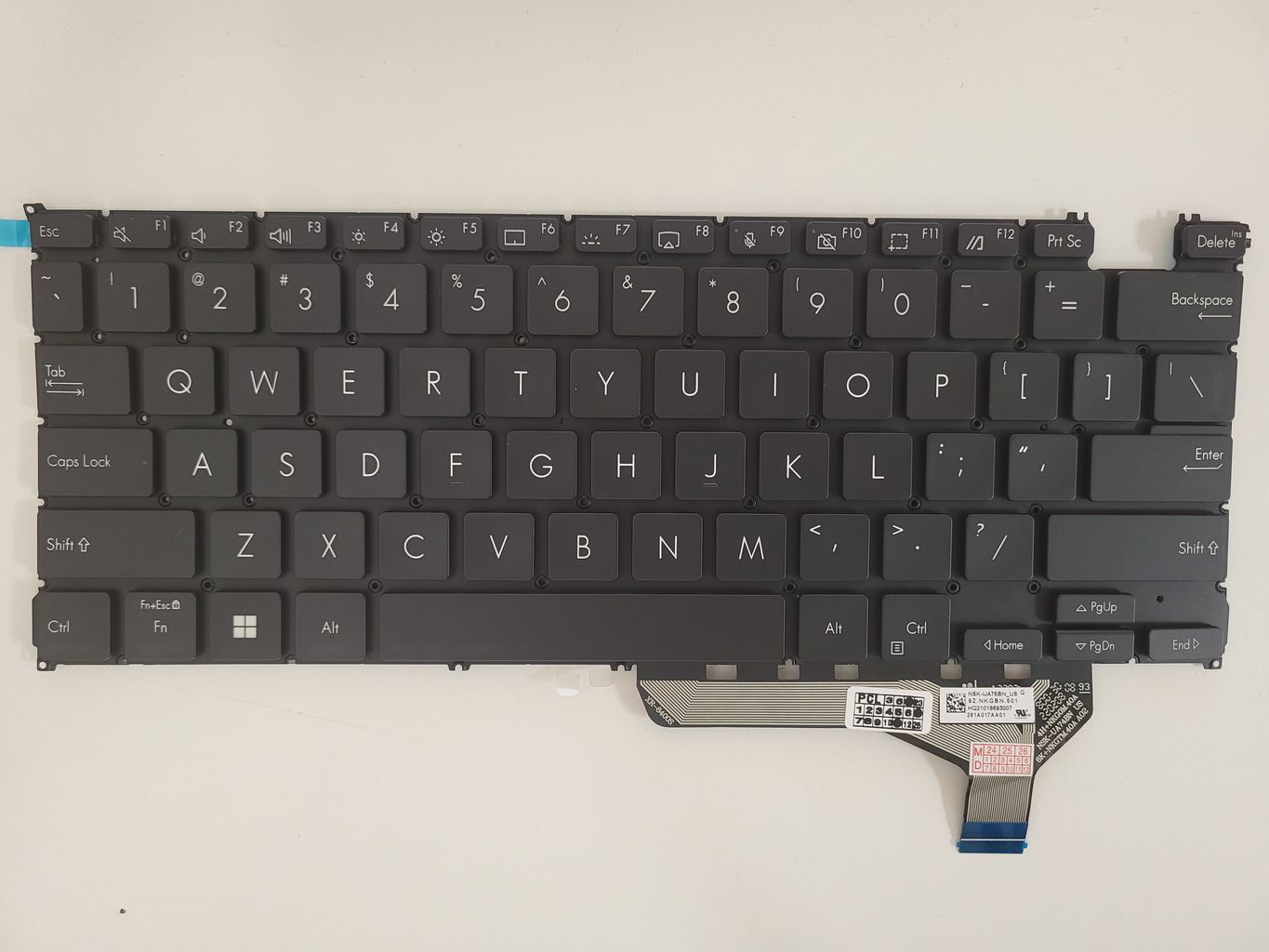 Tastatura Laptop, Asus, ZenBook 14 UX3402, UX3402VA, UX3402ZA, iluminata, neagra, layout US