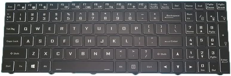 Tastatura Laptop Gaming, Clevo, NP50DE, NP55DB, NP55DE, PB50DF1-G, PB50DF2-G, PB50ED1-G, PB50EF, iluminata, layout US