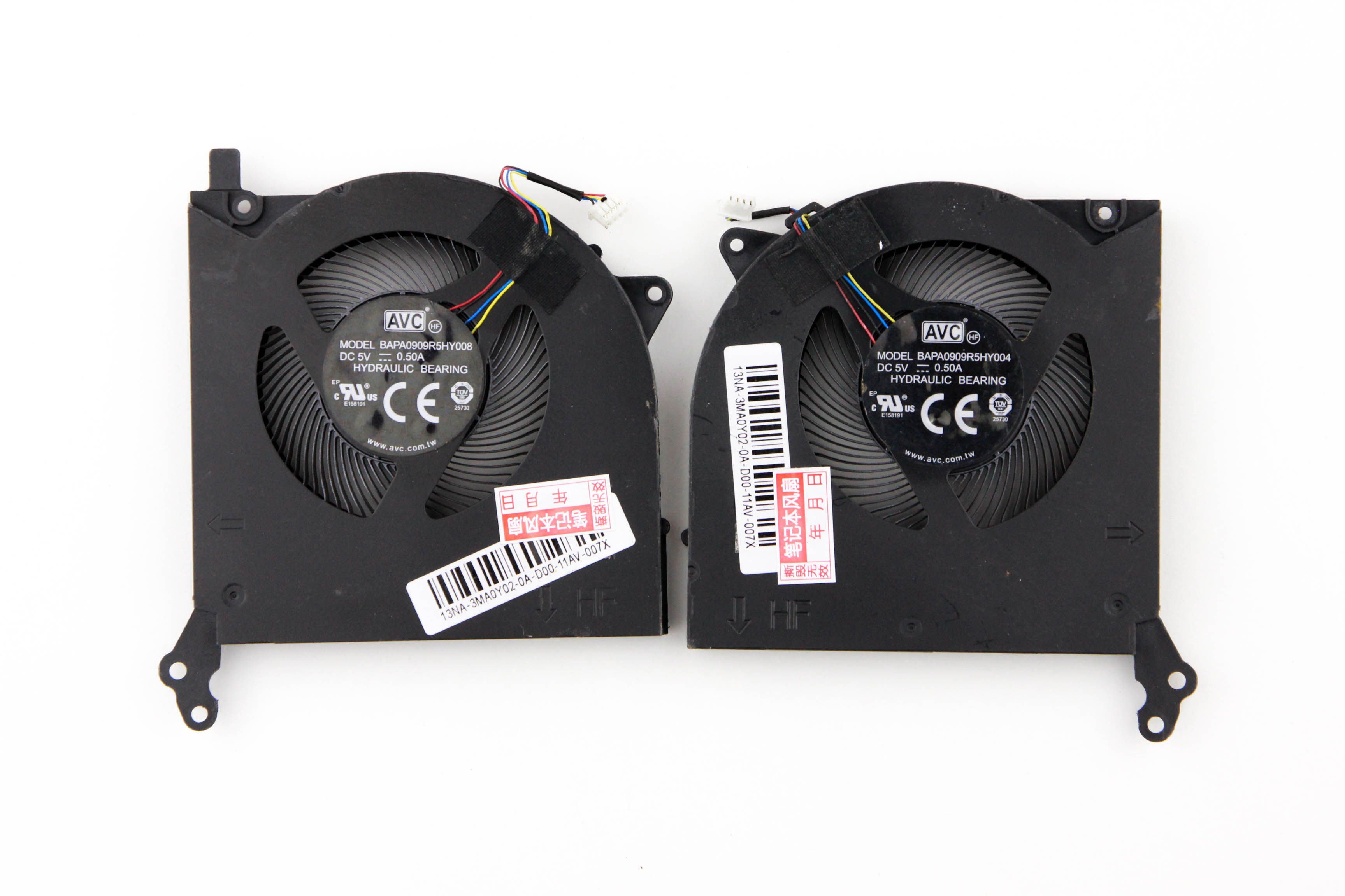 Set coolere Laptop, Lenovo, Legion 5P-15IMH05H Type 82AW, 5H40S20072, 5H40S20073, BAPA0909R5HY006, BAPA0909R5HY007, 5V, 0.5A