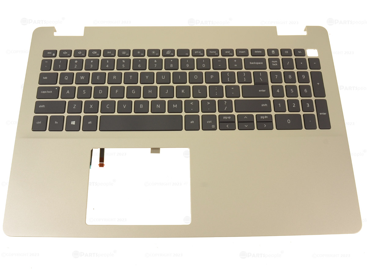 Carcasa superioara cu tastatura palmrest Laptop, Dell, Vostro 3500, 3501, (an 2021), 06NKT0, 6NKT0, AP2X20002A1, FA2X2000GA0-1, iluminata, argintie, port USB-C, layout US