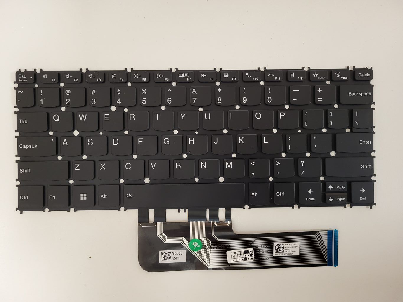Tastatura Laptop, Lenovo, Yoga Slim 7 Carbon 13ITL5 Type 82EV, iluminata, neagra, layout US