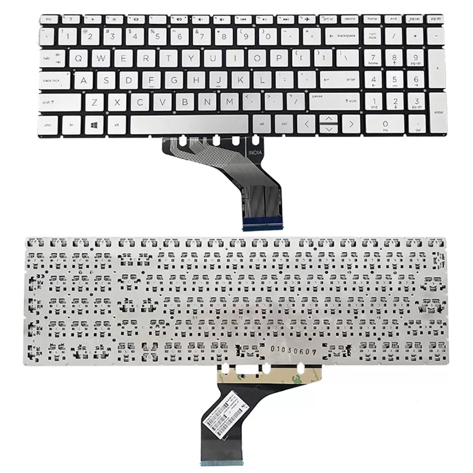 Tastatura Laptop, HP, Pavilion 17-CD, TPN-C142, argintie, layout US