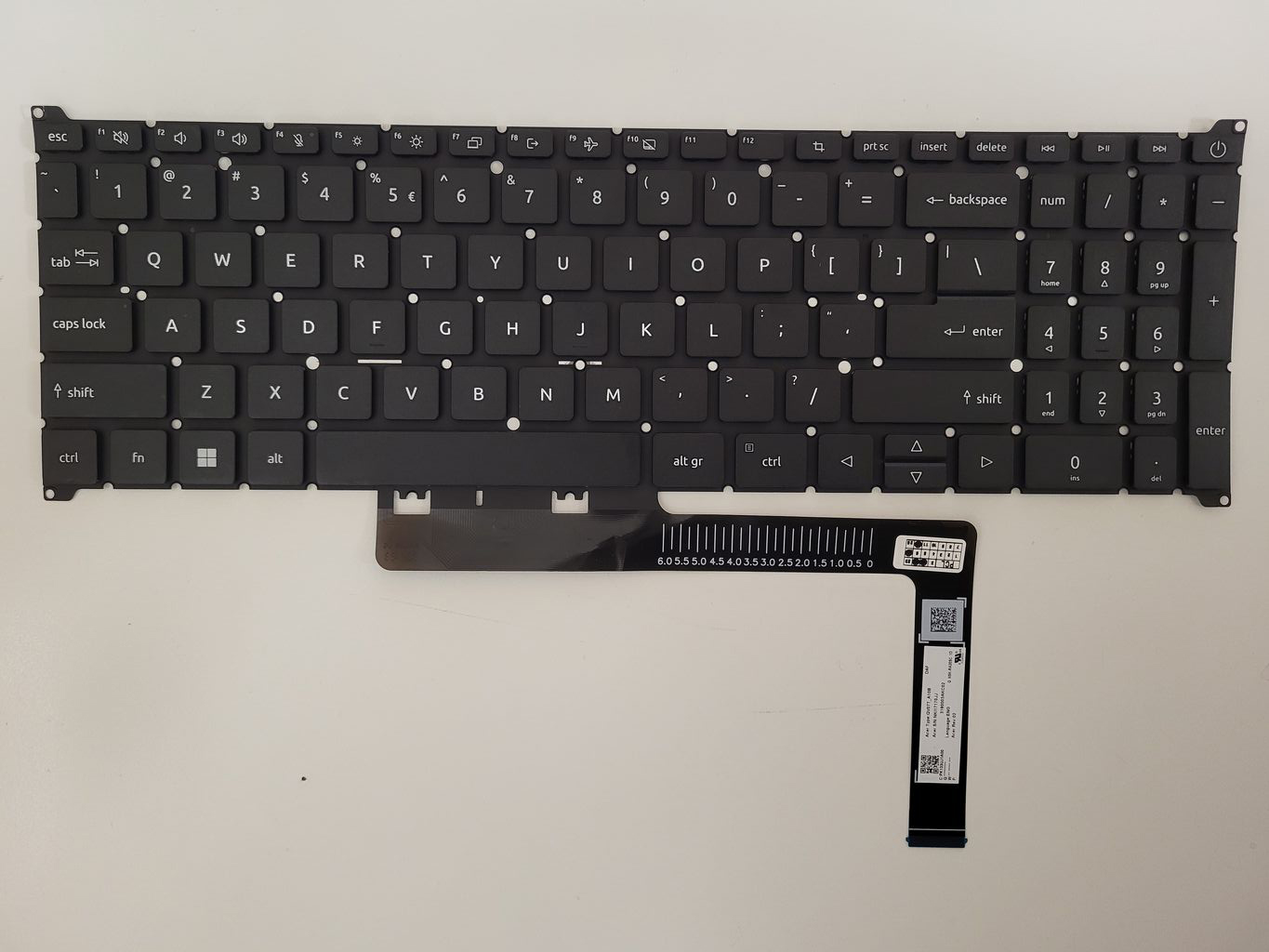 Tastatura Laptop, Acer Aspire 5 A517-58, A517-58M, A517-58GM, neagra, layout US