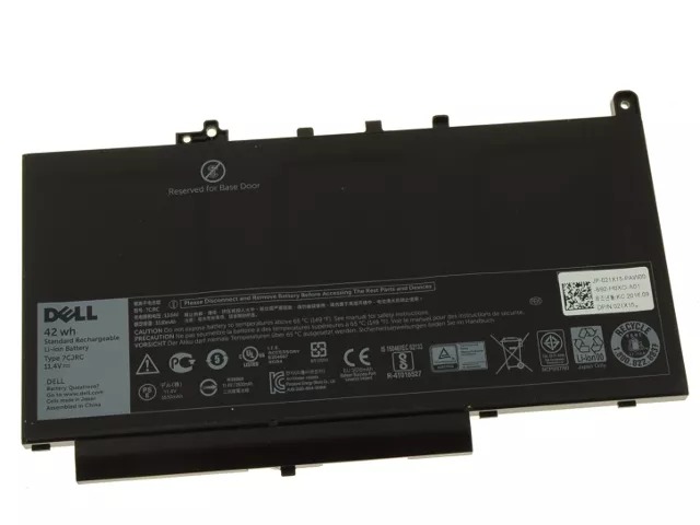 Baterie Laptop, Dell, Latitude E7270, E7470, 07CJRC, 7CJRC, KNM09, 0KNM09, V6VMN, 0V6VMN, 11,4V, 3500mAh, 42Wh