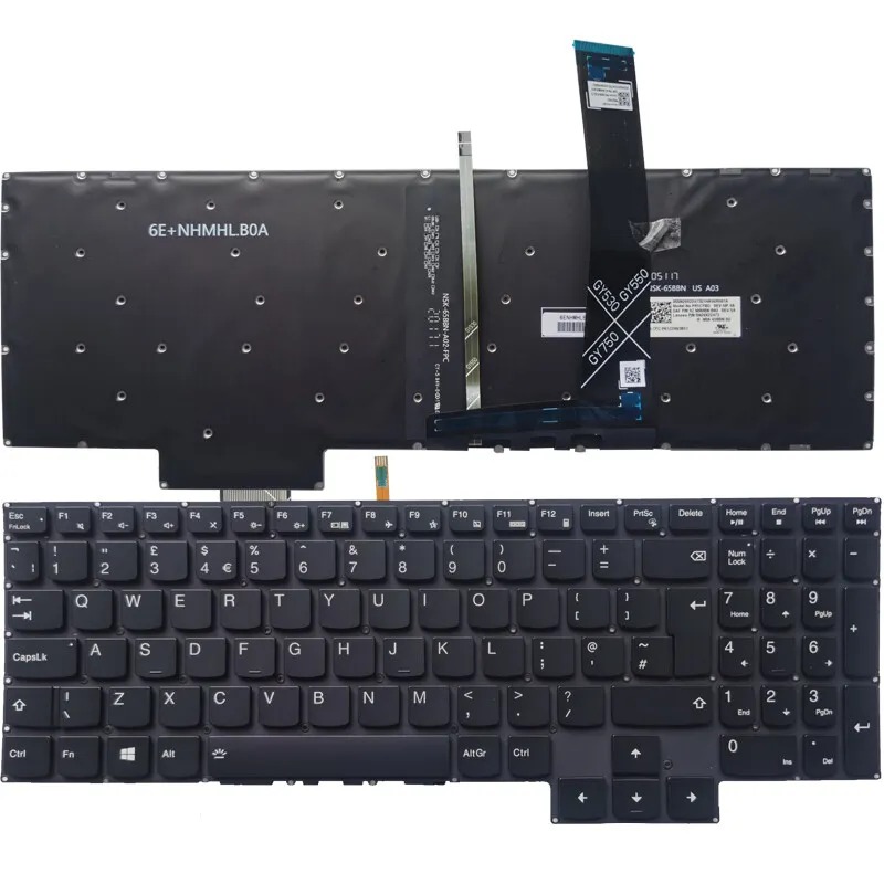 Tastatura Laptop, Lenovo, Legion 5P-15IMH05H Type 82AW, iluminata, layout UK