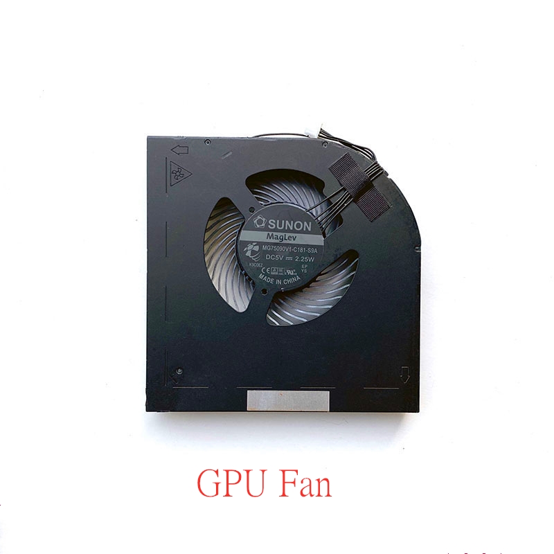 Cooler placa video Laptop, Lenovo, ThinkPad P53 Type 20QN, 20QQ, 02DM016, 02DM017, MG75090V1-C181-S9A, 5V, 2.25W, GPU