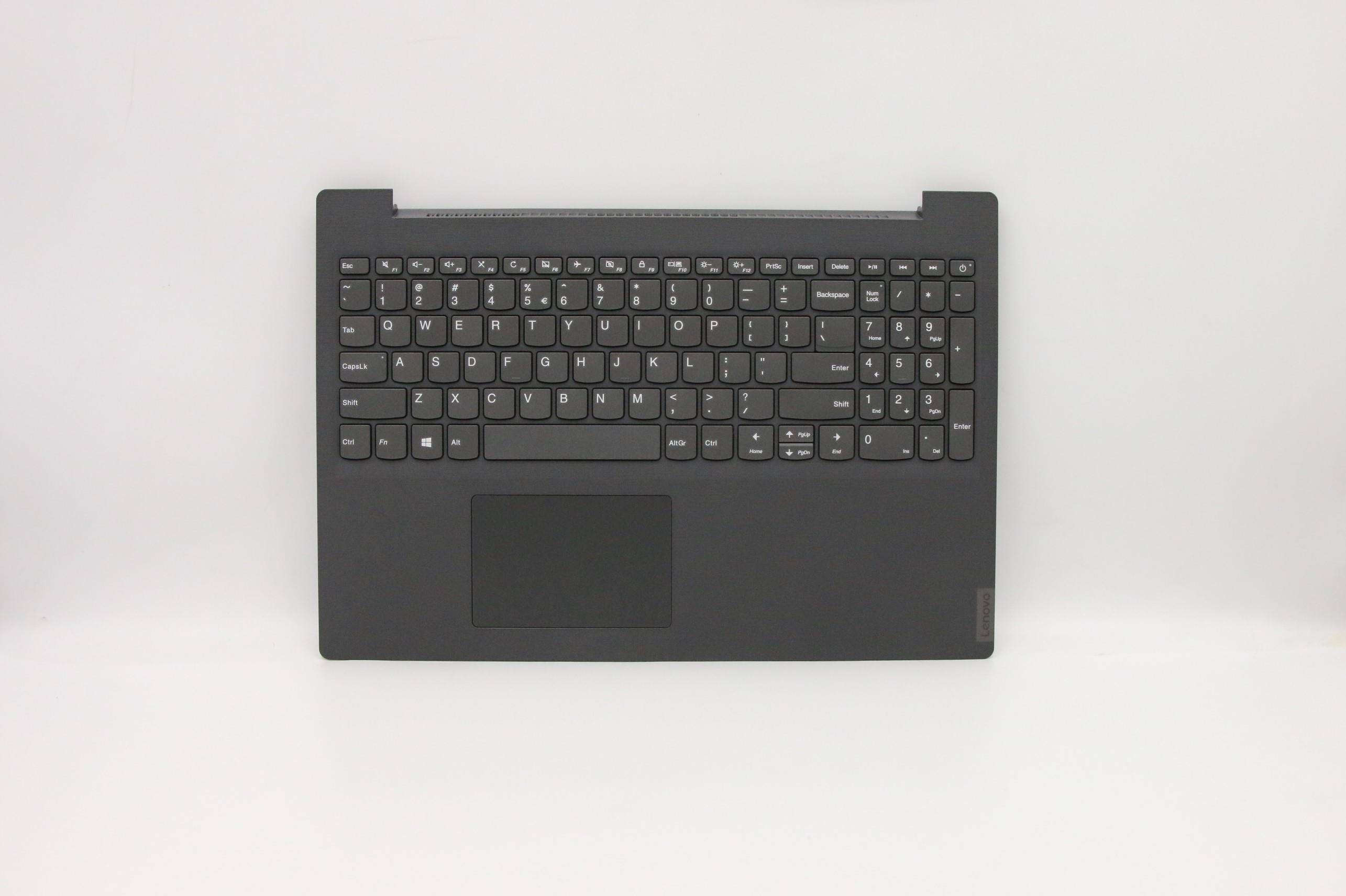Carcasa superioara cu tastatura palmrest Laptop, Lenovo, Ideapad L3-15IML05 Type 81Y3, 5CB0U42654, AP1FD000200, Iron Grey, layout US