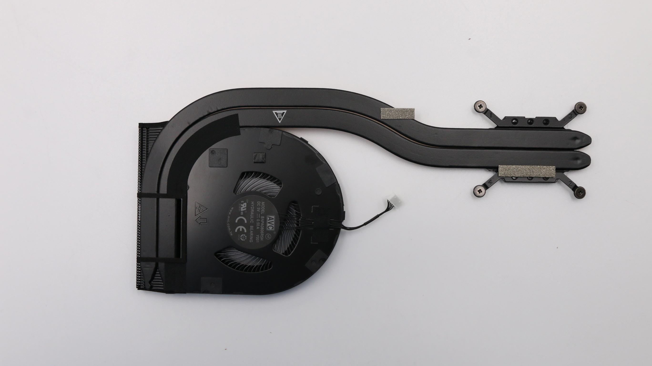 Cooler cu radiator Laptop, Lenovo, ThinkPad P14s Type 20Y1, 20Y2, 5H40S72944, 5H40S72946, BAPA0806R5H-001, UMA, pentru placa video integrata, 5V, 0.50A