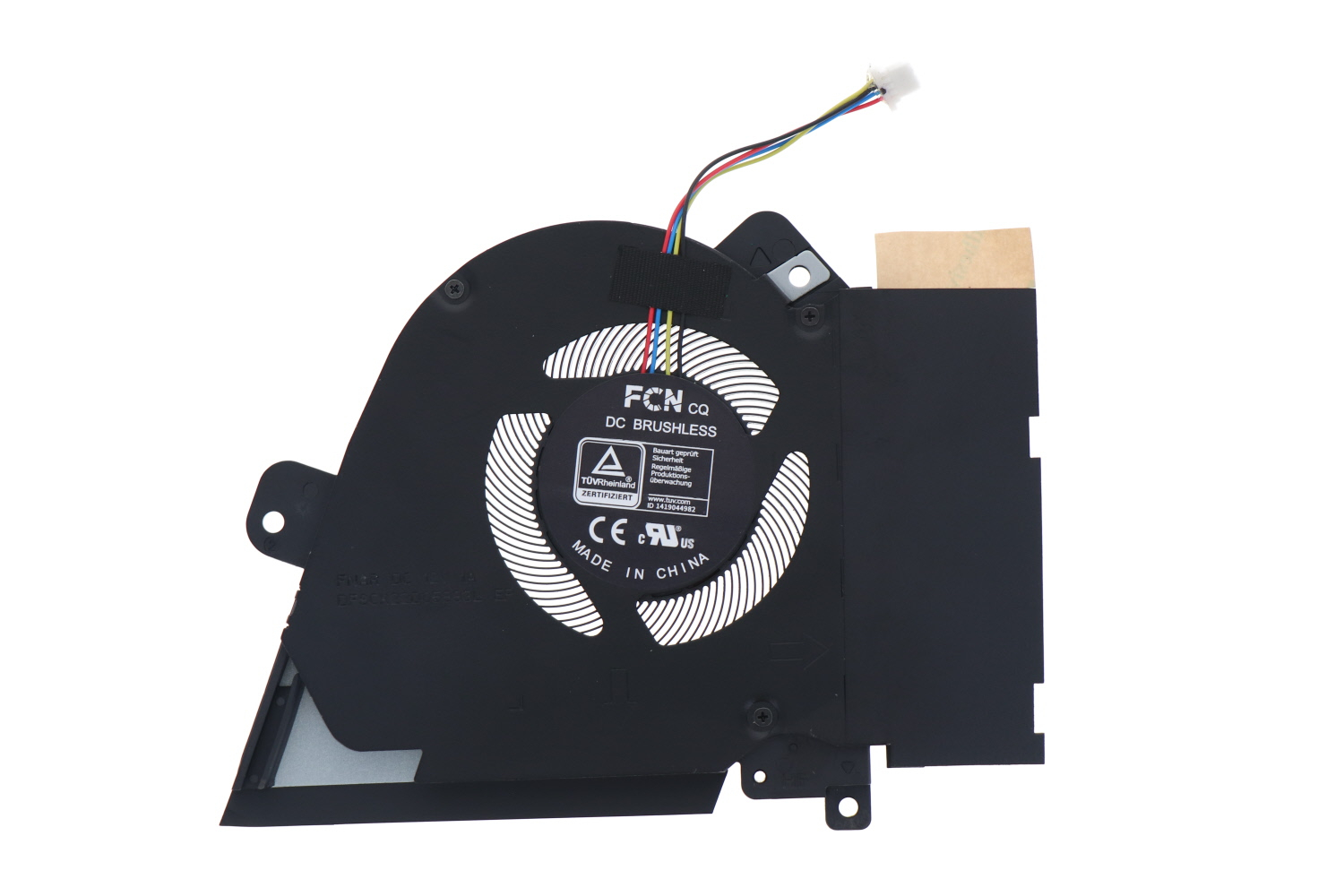 Cooler placa video Laptop Gaming, Asus, TUF Dash F15 FX516PR, FX516PE, FX516PC, FX516PM, FX516PCZ, 13NR0760P02011, DFSCK22D05883L FNAR, 6033B0091401, 12V, 1A, GPU