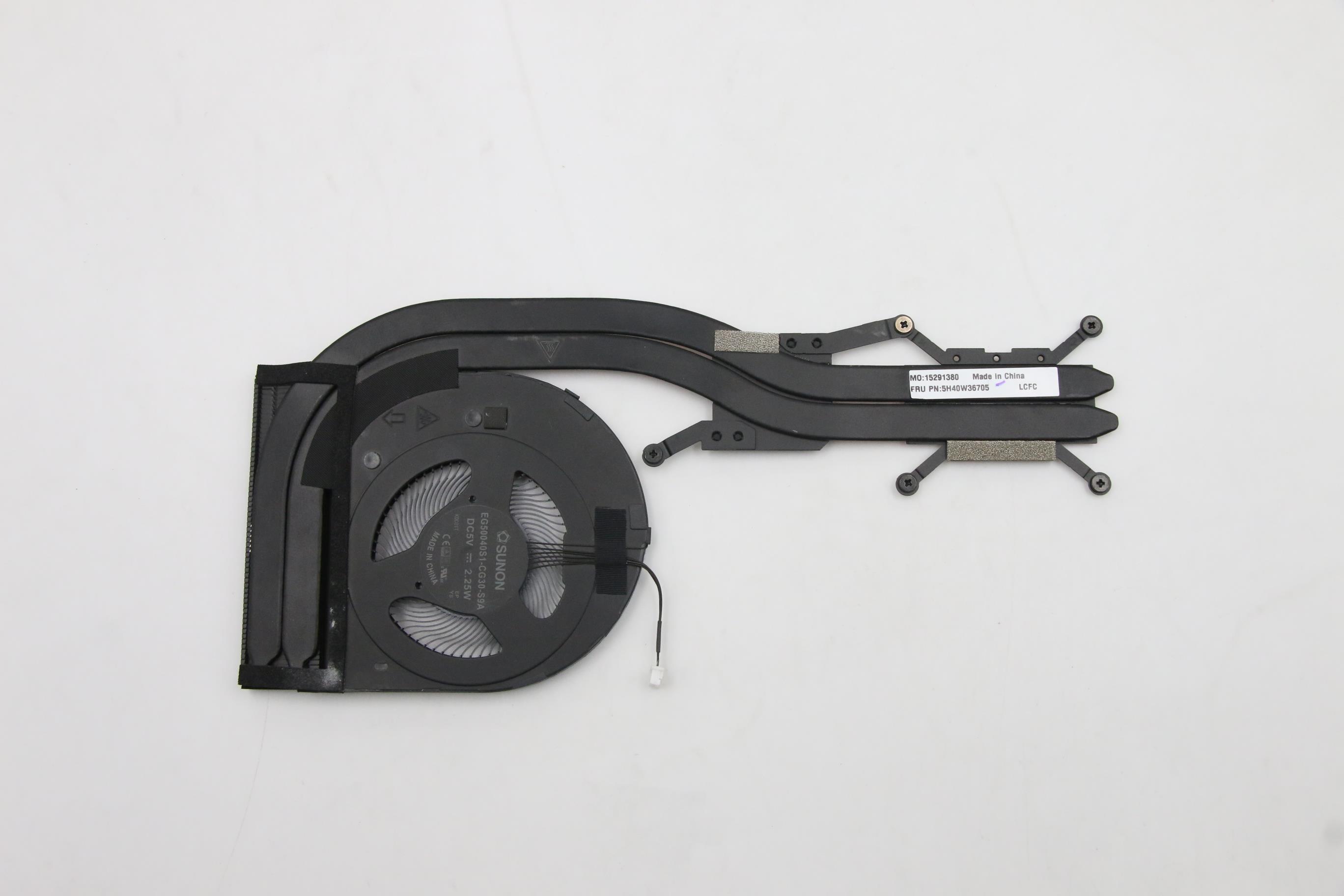 Cooler cu radiator Laptop, Lenovo, ThinkPad P14s Type 20S4, 20S5, 5H40W36704, 5H40W36705, EG50040S1-CG30-S9A, pentru placa video dedicata, 5V, 0.50A