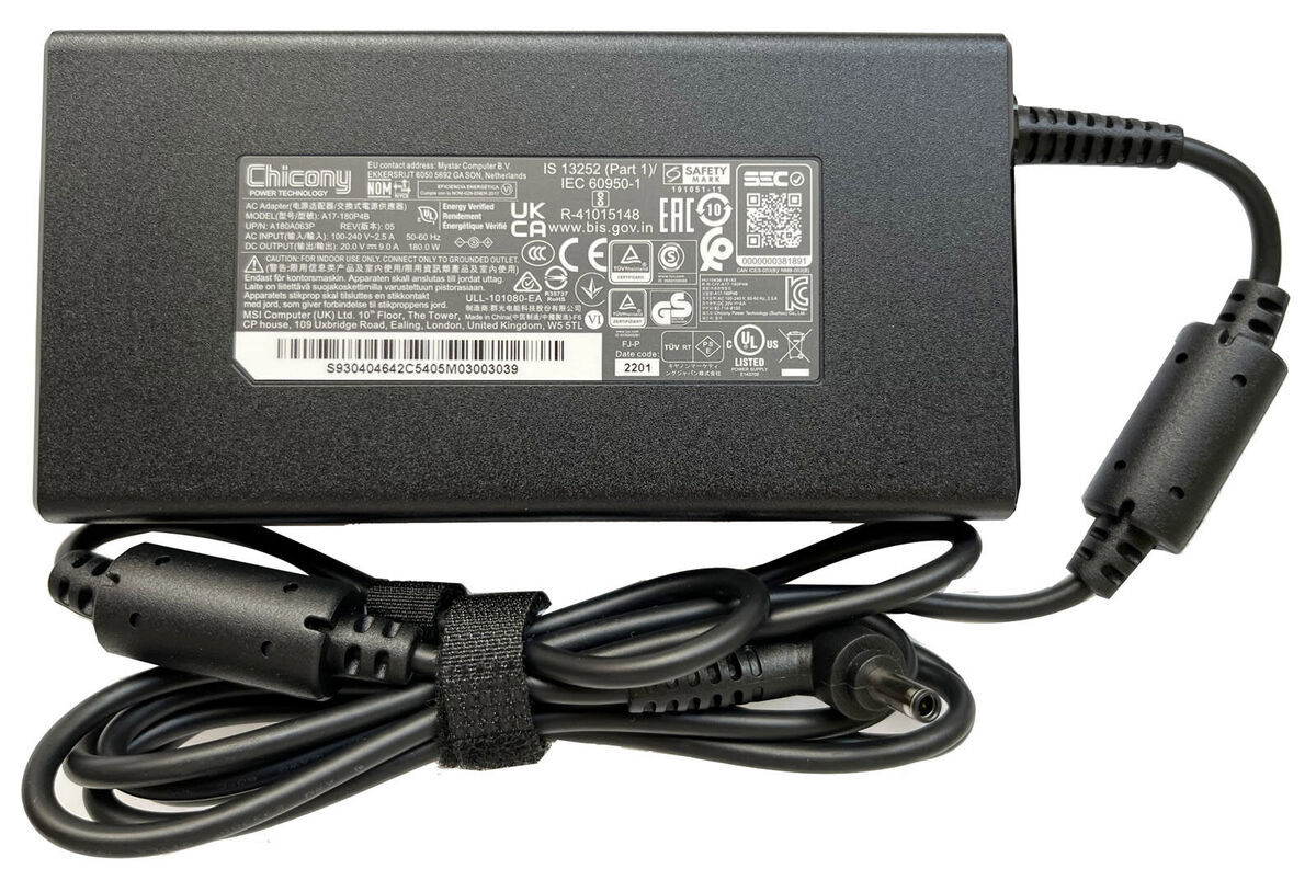 Incarcator Laptop, Chicony, A17-180P4B, 20V, 9.0A, 180W, mufa 4.5x3.00mm