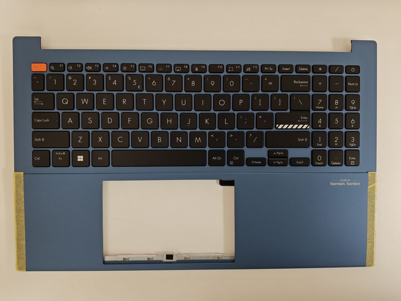 Carcasa superioara cu tastatura palmrest Laptop, Asus, VivoBook S15 K5504, K5504V, K5504VA, K5504VN, K5504VA-2B, 90NB0ZK2-R31US0, 90NB0ZK1-R31UI1, 4PXJMKSJN00, 39XJMTAJN00, iluminata, layout US