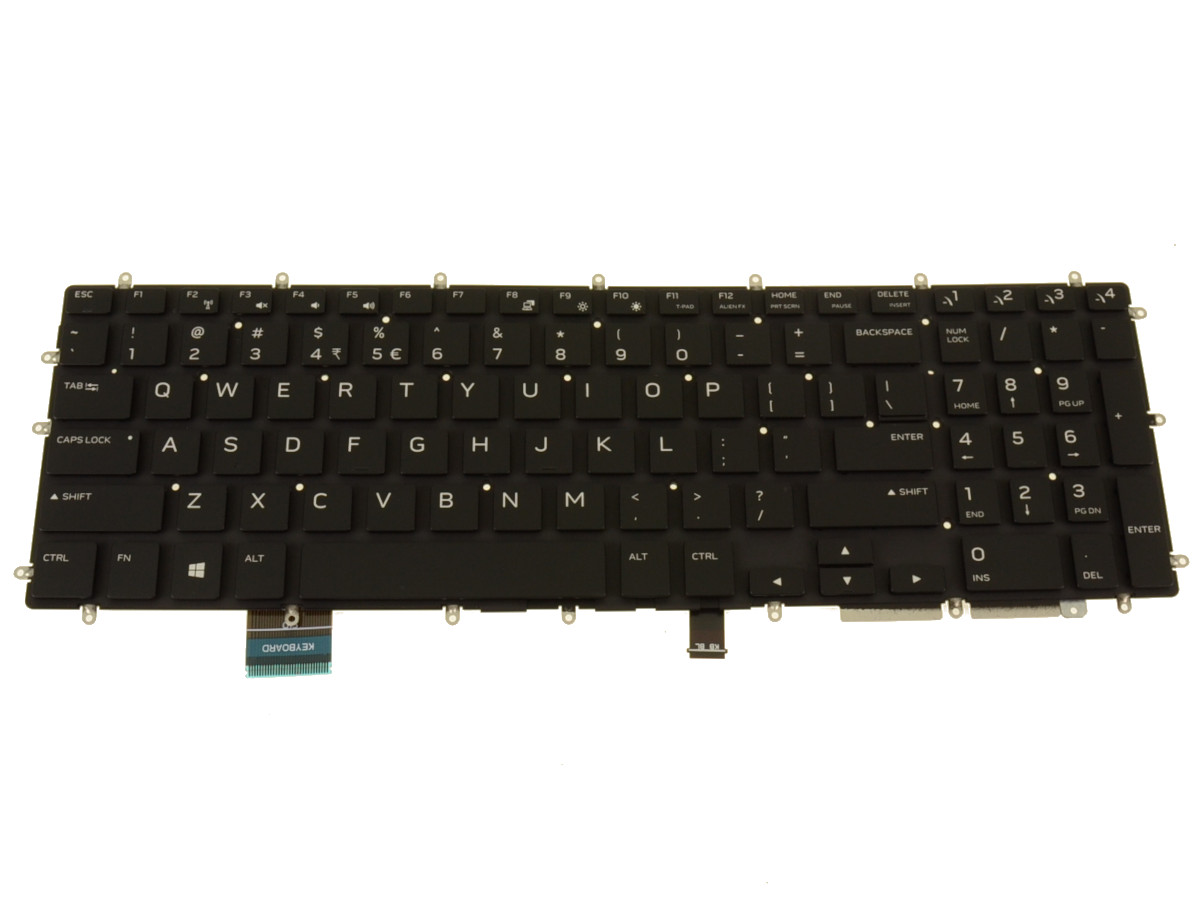 Tastatura Laptop Gaming, Dell, Alienware M15 R1, 0MPW23, MPW23, iluminata RGB, layout US