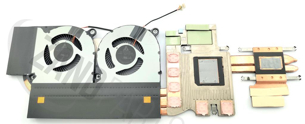 Set coolere Laptop Gaming, Acer, Nitro 5 AN517-51, pentru placa video RTX 2060, 24.Q93N2.001, AT2K1004, NS85C06-18K20, NS85C06-18K21, 5V, 0.5A
