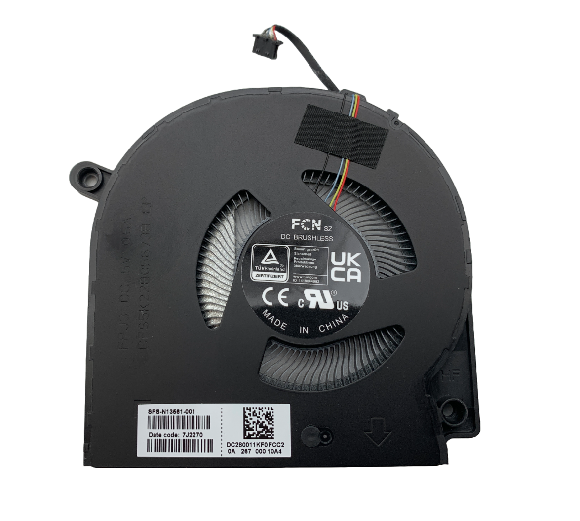 Cooler procesor Laptop, Hp, Envy 17-CR, 17T-CR, UMA, N13561-001, N20932-001, 7H22C0, DC280011KF0, EG50050S1-CK50-S9A, 5V, 0.50A, CPU