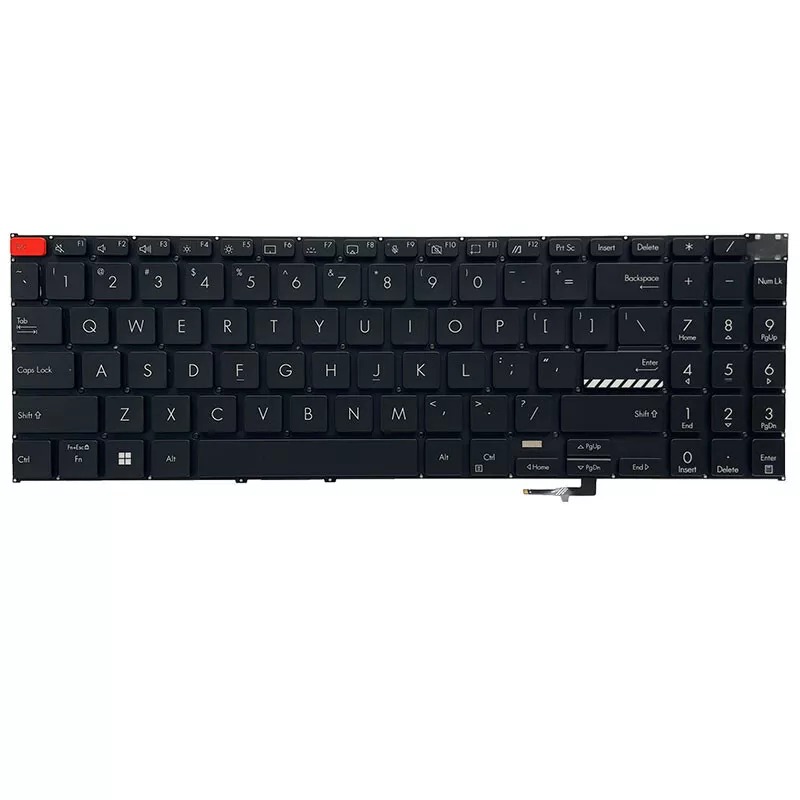 Tastatura Laptop, Asus, VivoBook S 15 K3502, K3502ZA, iluminata, neagra, layout US
