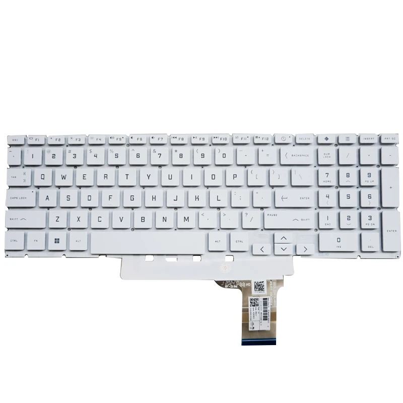 Tastatura Laptop Gaming, HP, Victus 16-S, 16T-S, TPN-C170, iluminata, alba, layout US