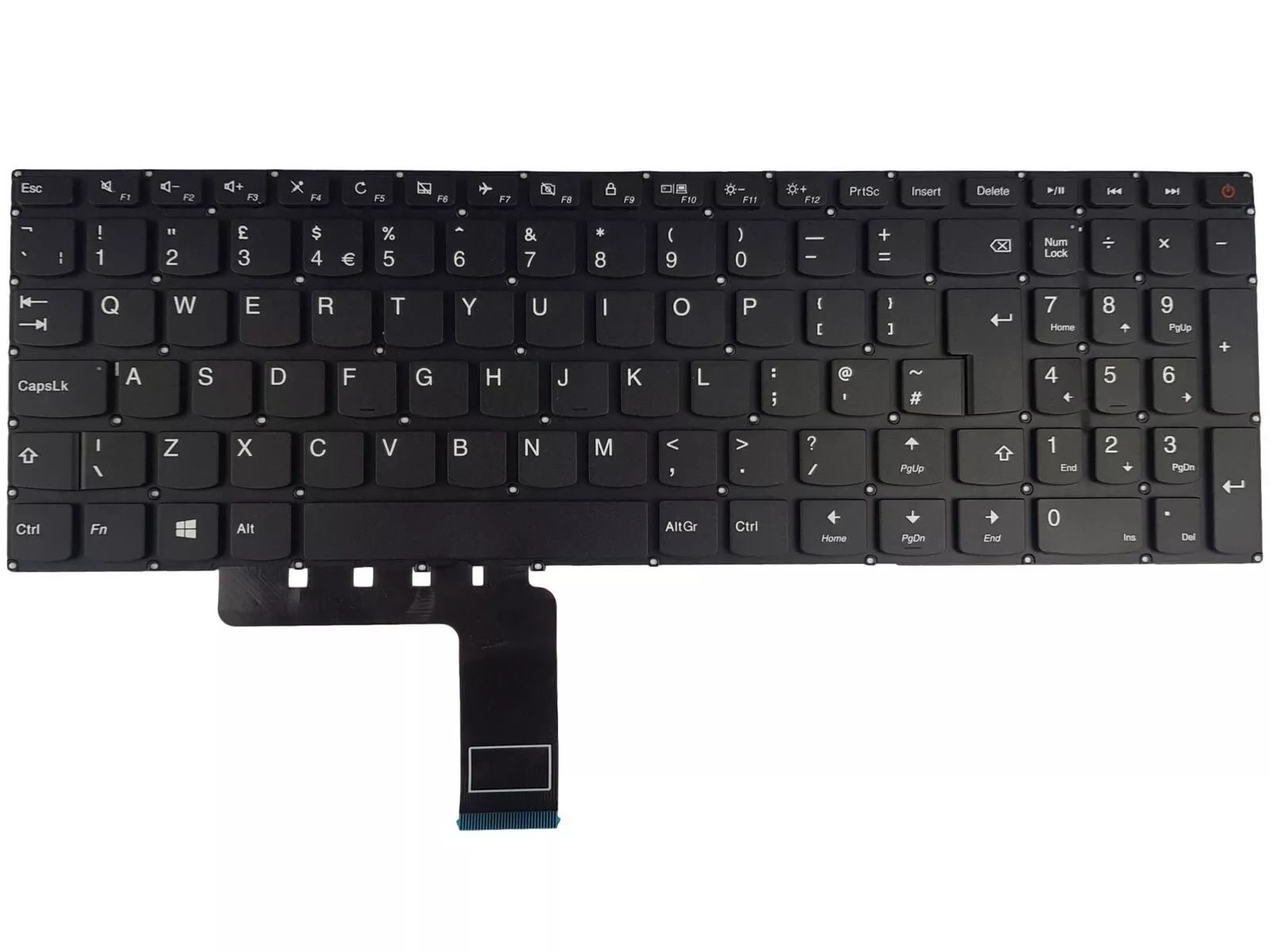 Tastatura Laptop, Lenovo, IdeaPad 110-15AST Type 80TR, layout UK