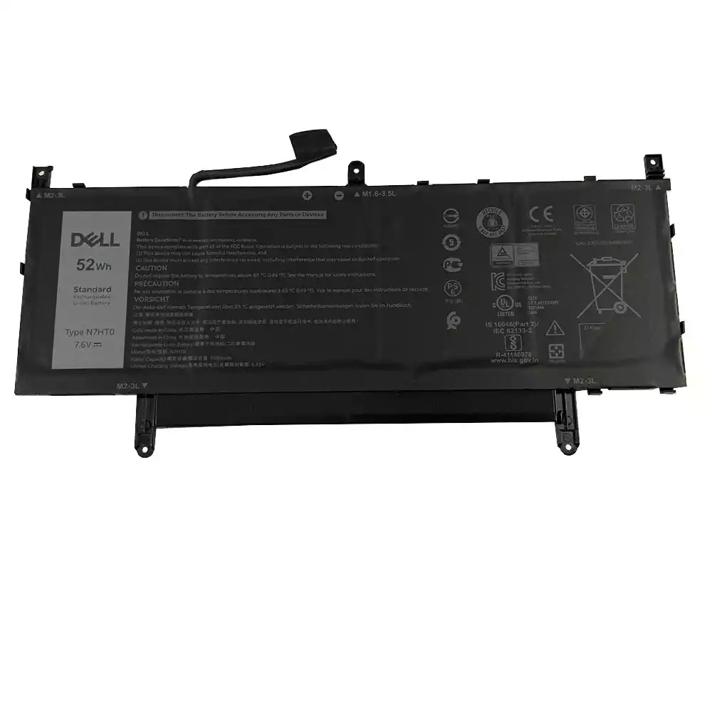 Baterie Laptop 2-in-1, Dell, Latitude 9510, N7HT0, 7.6V, 6840mAh, 52Wh