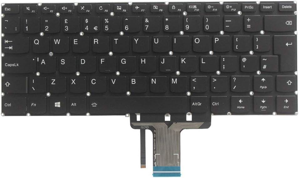 Tastatura Laptop, Lenovo, IdeaPad 510S-14IKB Type 80UV, iluminata, layout UK