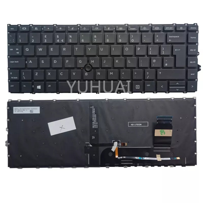 Tastatura Laptop, HP, ZBook Firefly 14 G7, iluminata, layout UK