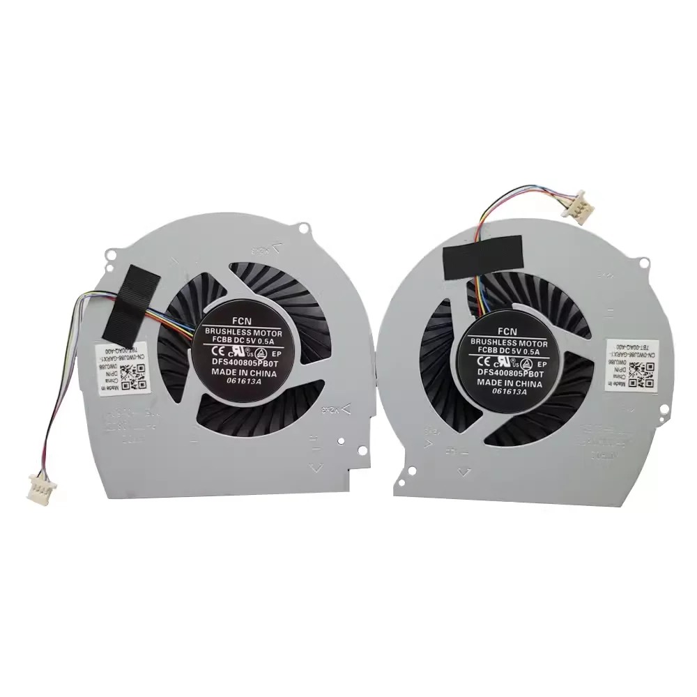 Set coolere Laptop, Dell, Inspiron 14 7466, 7467, 0147DX, 0NWW0W, cu 4 pini