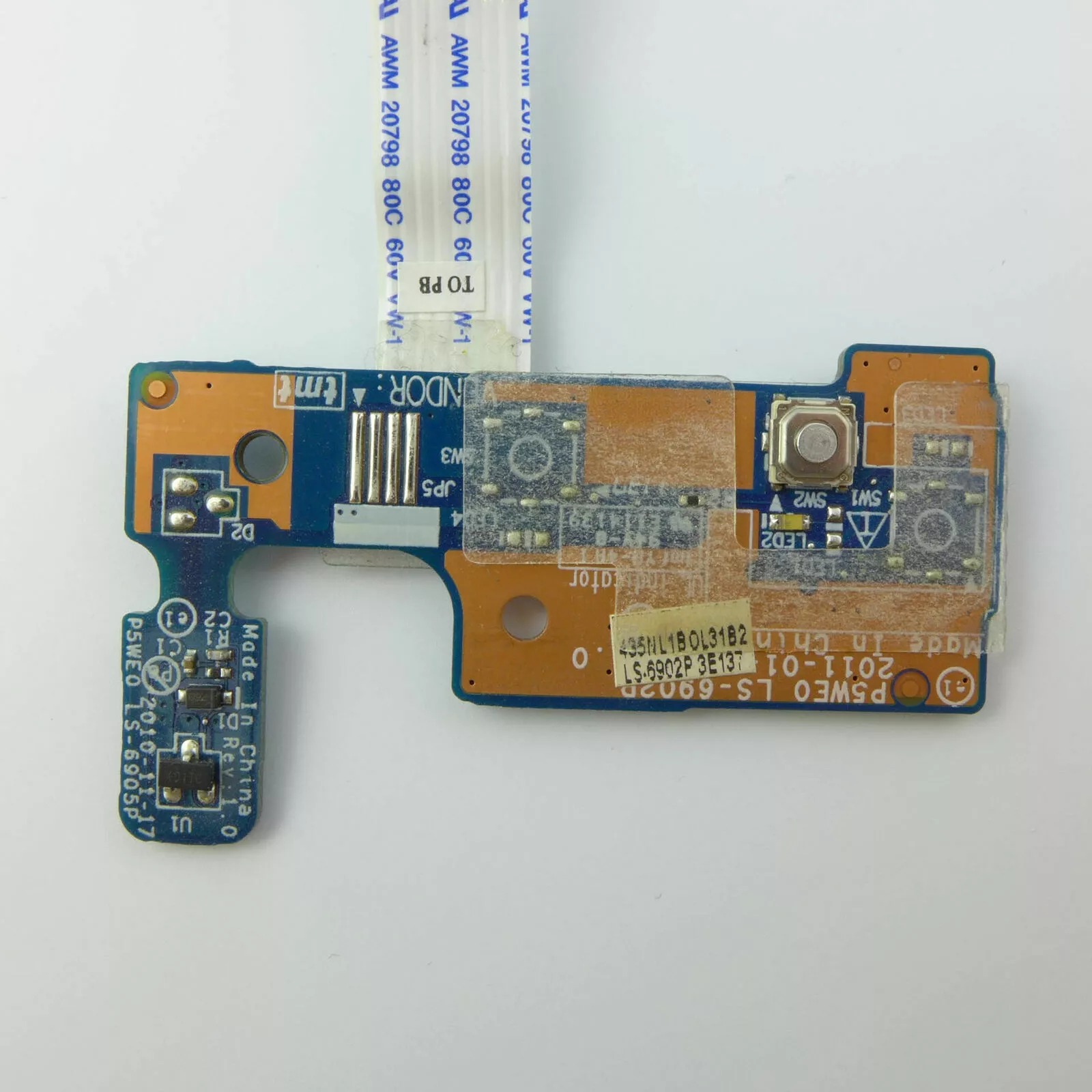 Modul buton pornire Laptop, Acer, Aspire 5755G, P5WE0, NBX0000UR00, LS-6902P