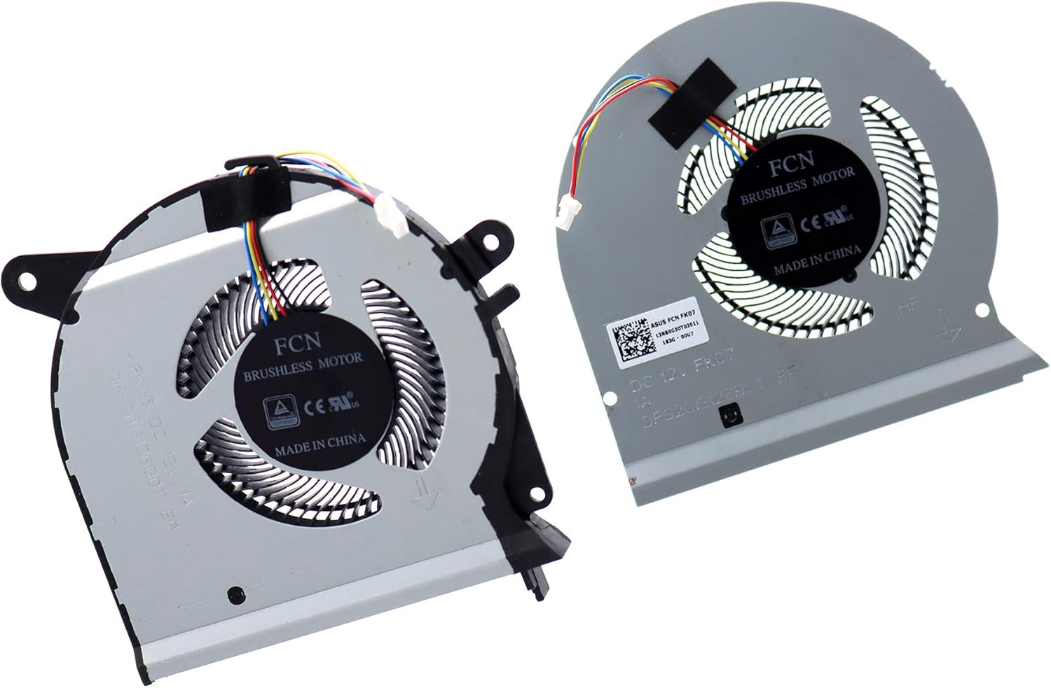 Set coolere Laptop Gaming, Asus, ROG Strix GL703VS, 13NB0G50T02011, 13NB0G50T03011, DFS2013126ROT FK07, 13NB0G50T03011, 183G-00V7, DFS2013126QOT FK06, 13NB0G50T02011, 183F-01GU, 12V, 1A