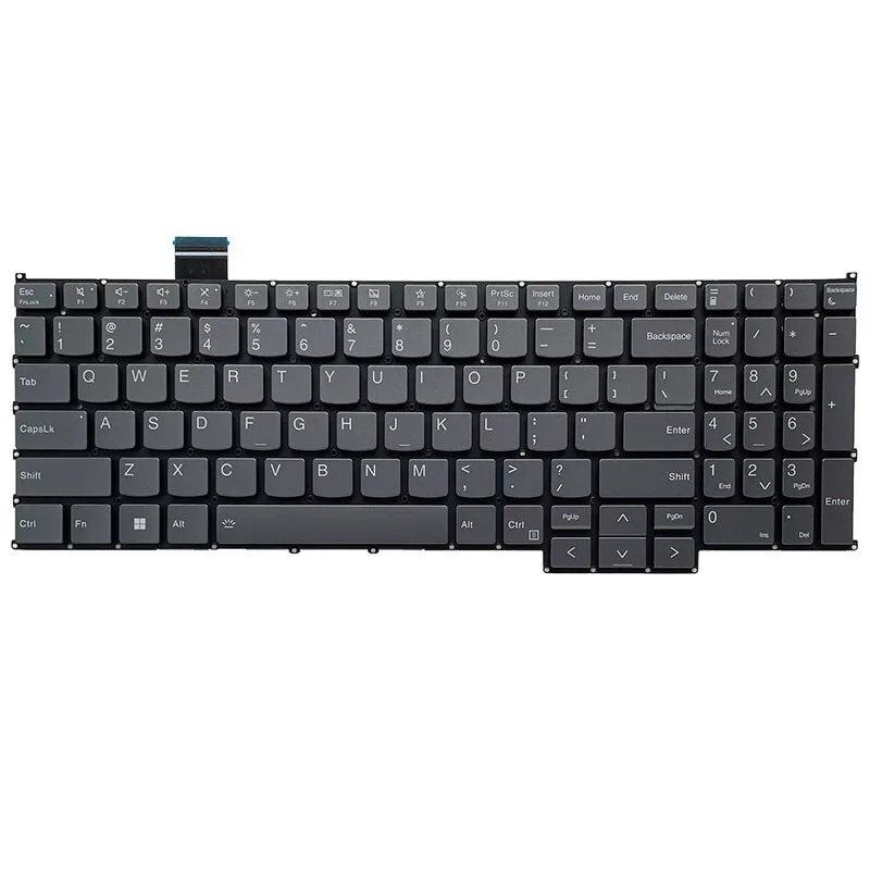 Tastatura Laptop, Lenovo, ThinkBook 16p G5 IRX Type 21N5, iluminata, gri, layout US