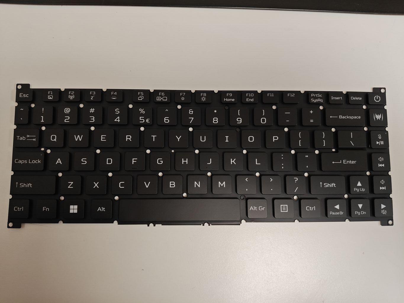 Tastatura Laptop Gaming, Acer, Predator Triton 300 SE PT316-51S, 6B.QGHN7.030, iluminata, RGB, neagra, layout US